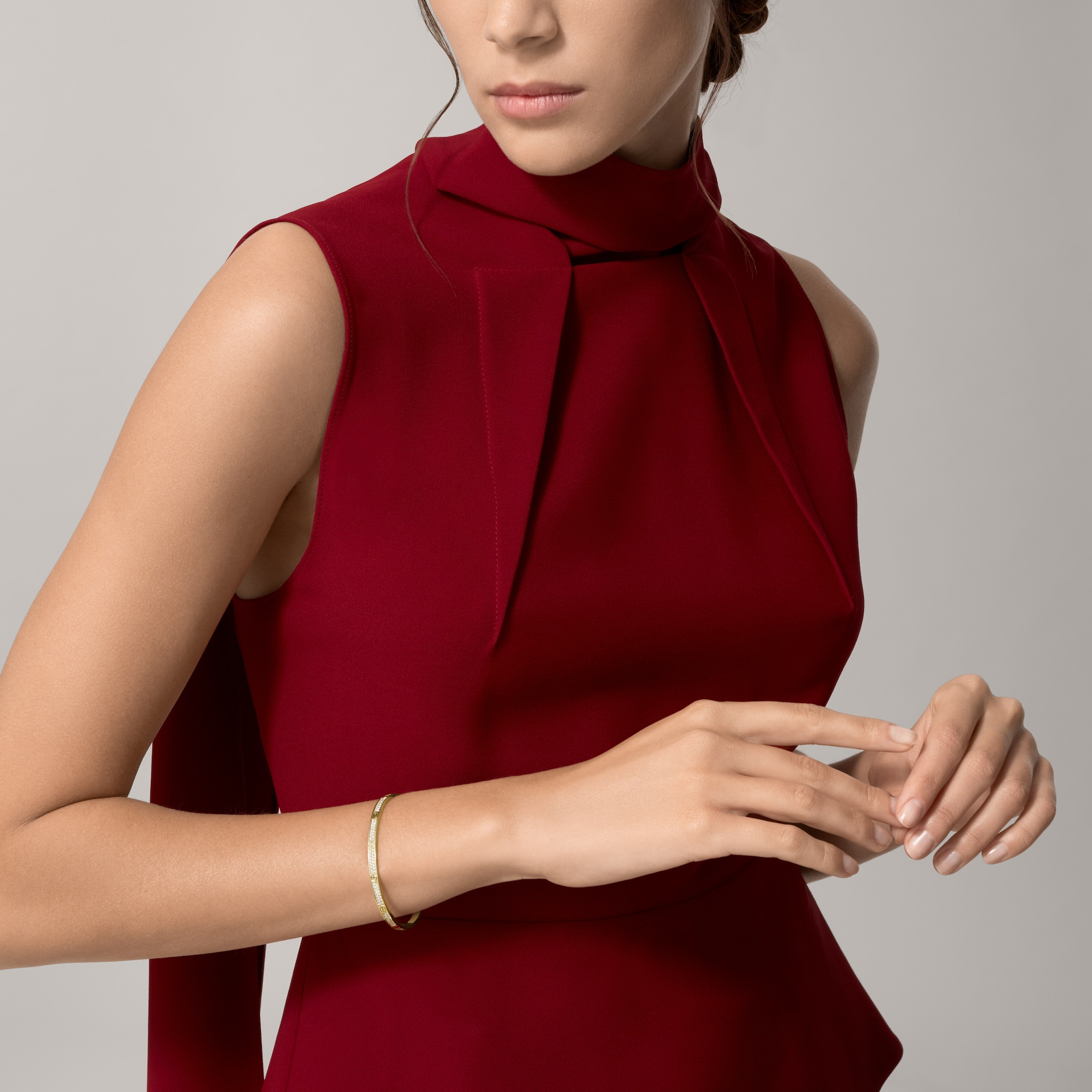 #LOVE# bracelet, small model, paved