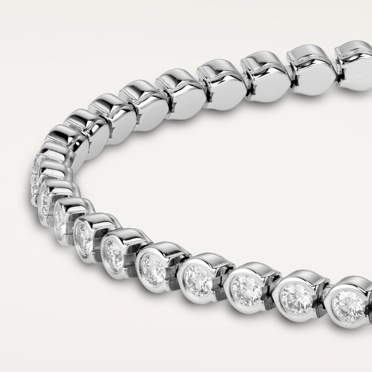 CRN6703417 C de Cartier bracelet White gold diamonds Cartier