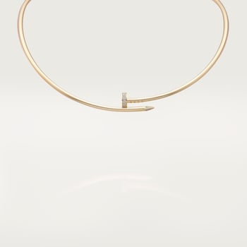 Juste un Clou torque necklace, small model, diamonds Juste un Clou torque necklace, small model, diamonds