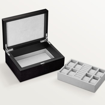 Santos de Cartier eight watch and cufflink box Santos de Cartier eight watch and cufflink box
