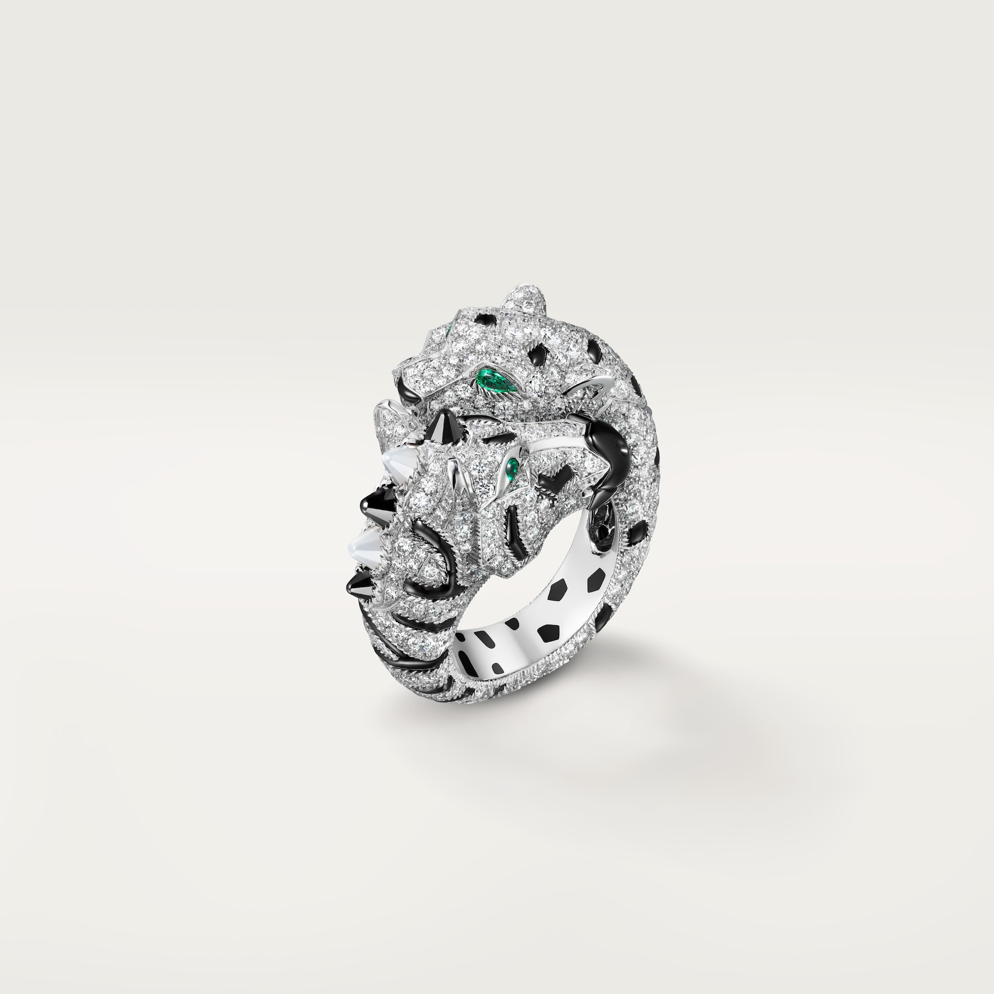 Indomptables de Cartier ring, paved