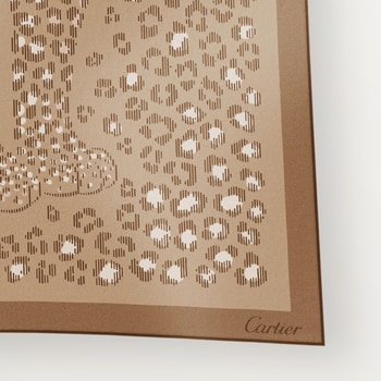 90 scarf, Panthere dots 90 scarf, Panthere dots