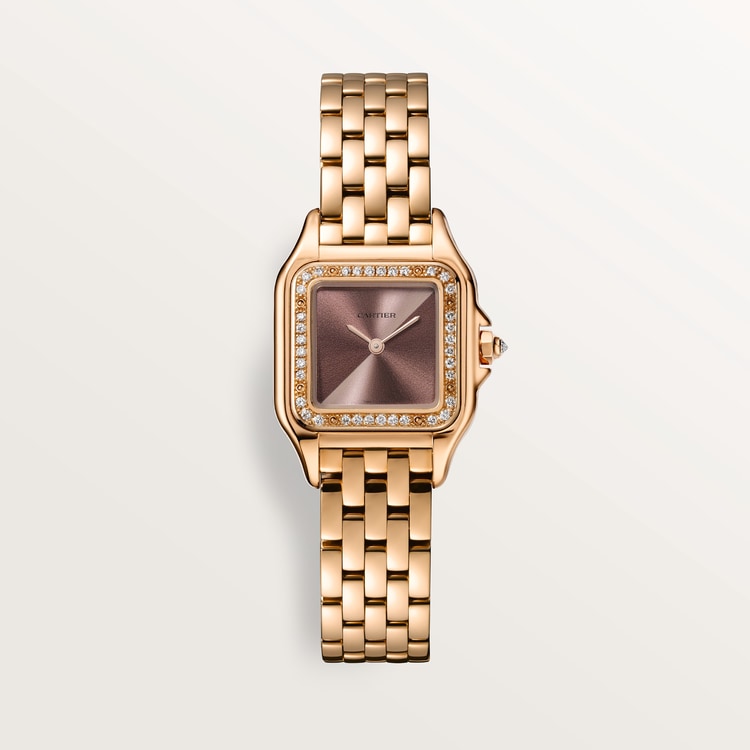 Cartier panthere watch rose gold best sale