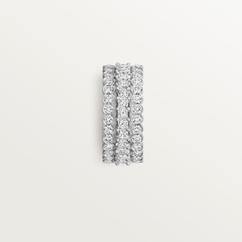 Broderie de Cartier ring, triple row, diamonds Broderie de Cartier ring, triple row, diamonds