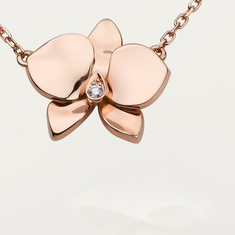 Cartier necklace flower deals