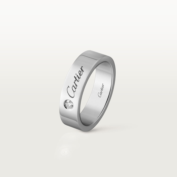 Cartier wedding top band platinum