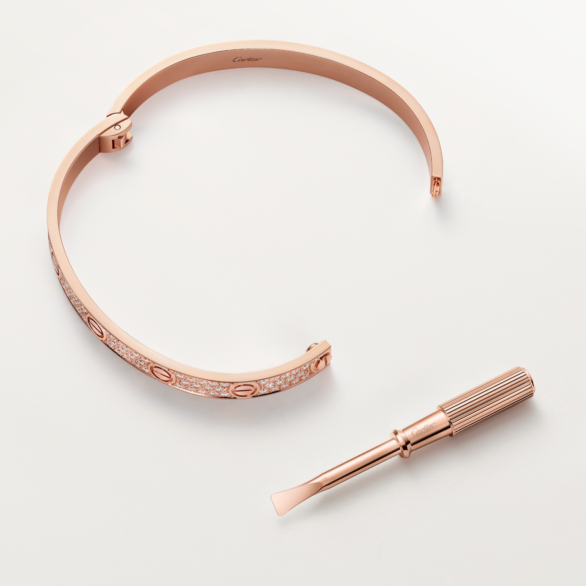 #LOVE# bracelet, classic model, paved, image 6