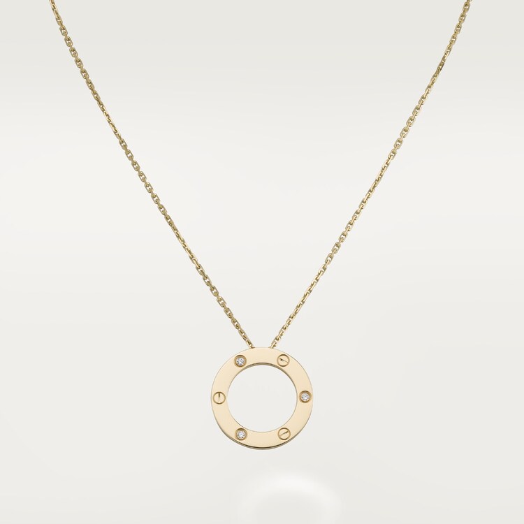Cartier yellow gold love necklace Clearance