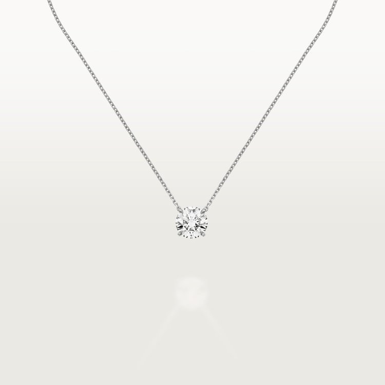 Diamond pendant necklace cartier Clearance