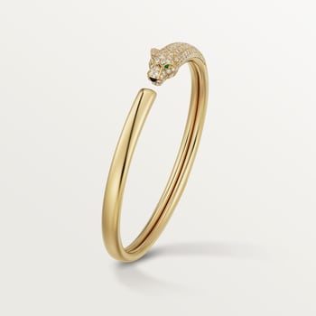 Panthère de Cartier bracelet, small model, half-paved Panthère de Cartier bracelet, small model, half-paved
