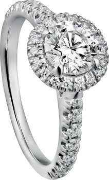 Cartier Destinée solitaire, brilliant-cut diamond, paved  Cartier Destinée solitaire, brilliant-cut diamond, paved