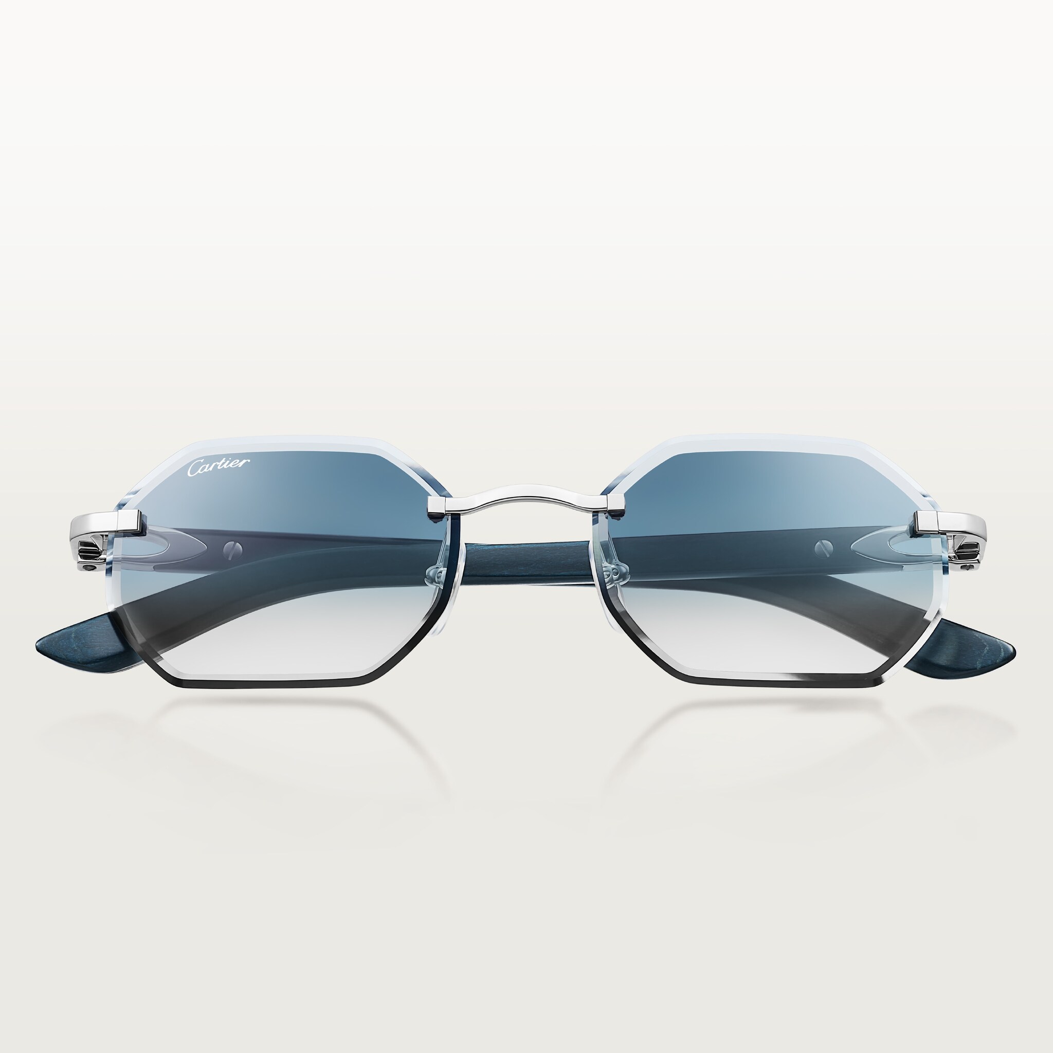 Sunglasses with Elongated C de Cartier motif