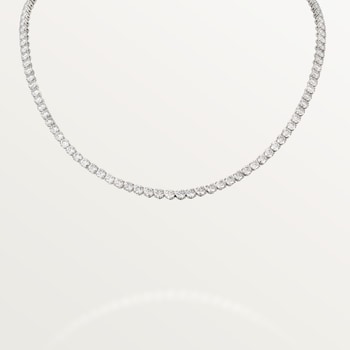 Lignes Essentielles necklace, brilliant-cut diamonds Lignes Essentielles necklace, brilliant-cut diamonds