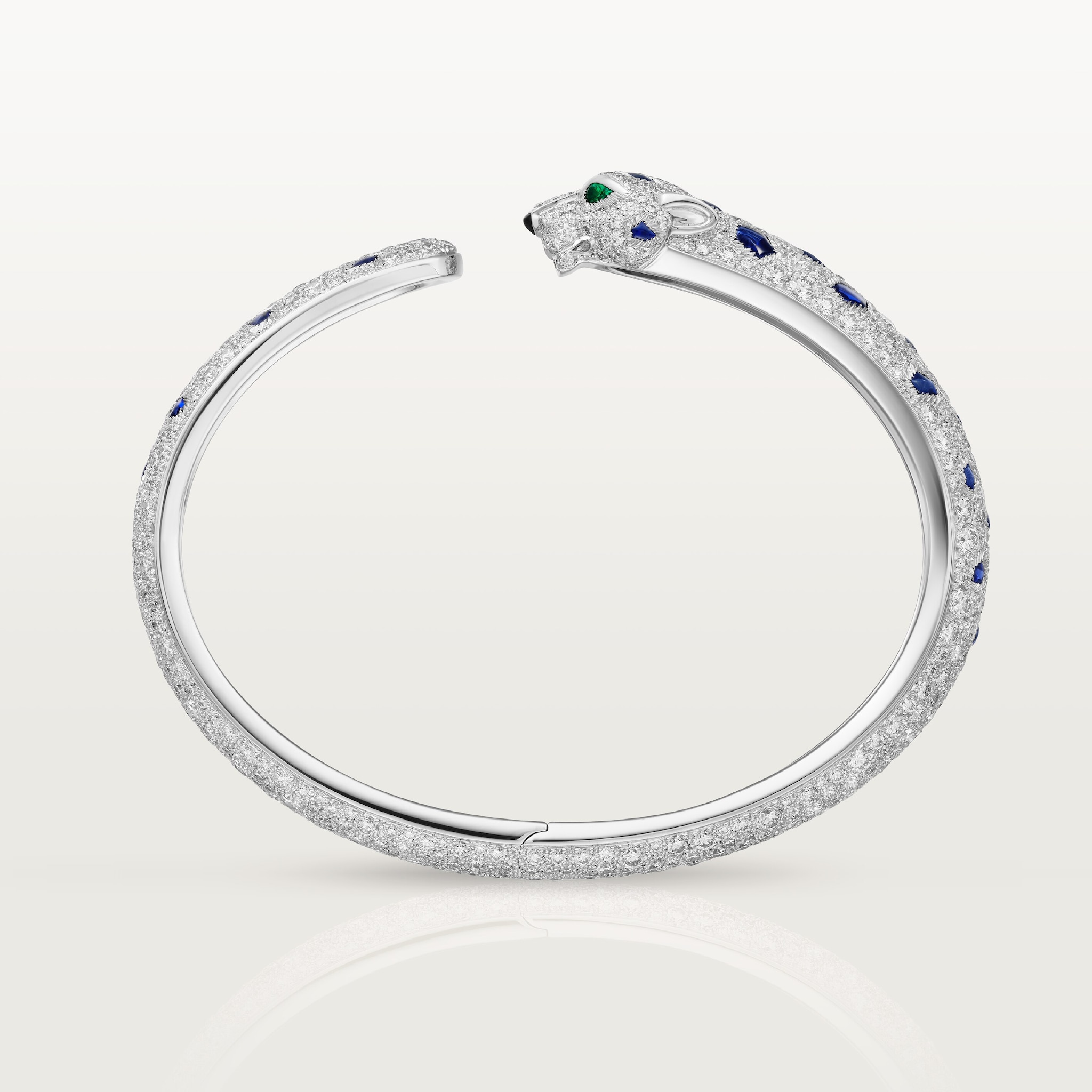 Panth&egrave;re de Cartier bracelet, medium model, paved , image 6