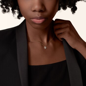 Trinity Tri Color Gold Necklaces Cartier