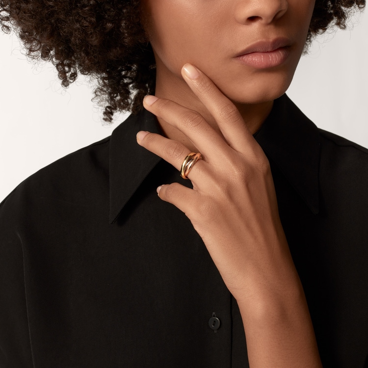 Used cartier trinity top ring