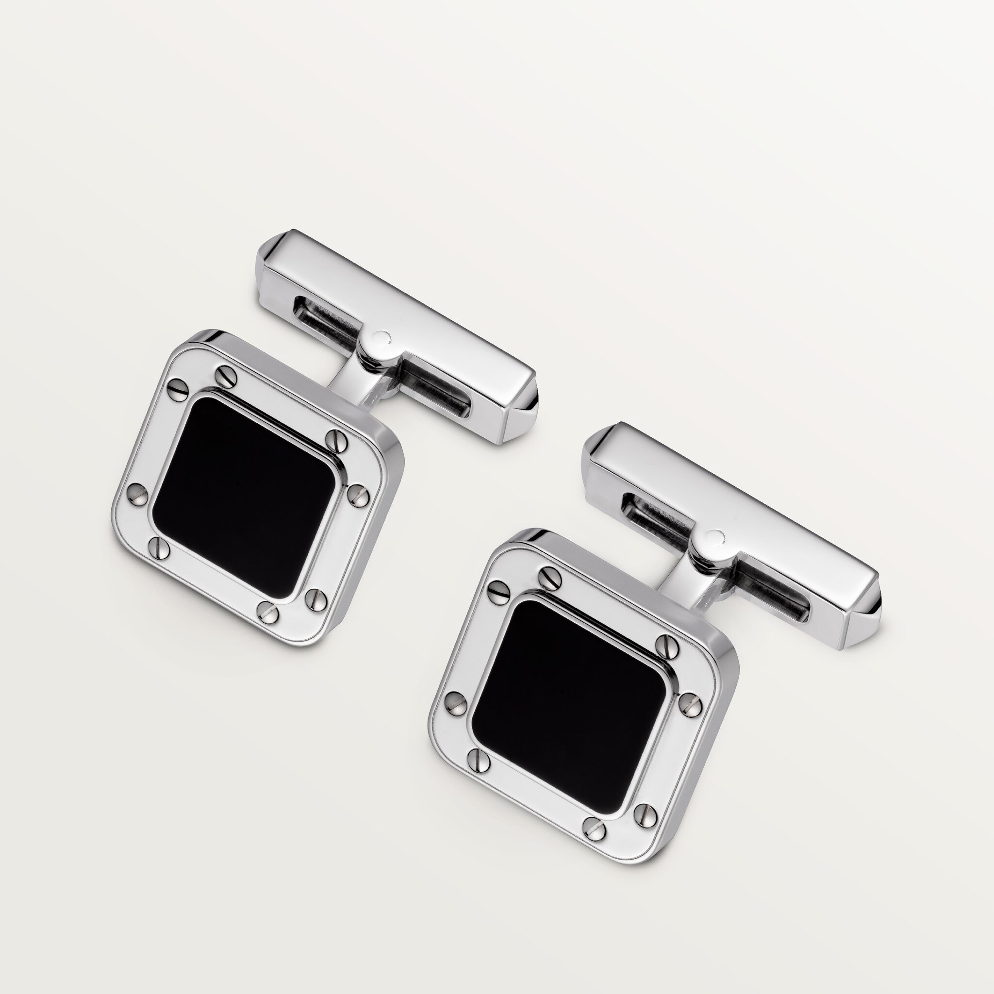 Cartier シルバー カフリンクス CROG000145 - Santos de Cartier cufflinks - Sterling silver