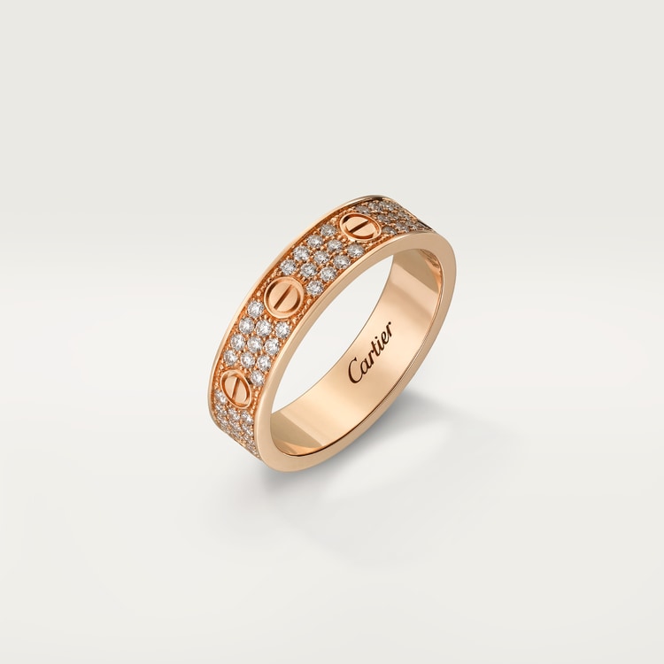 Cartier love wedding discount band rose gold