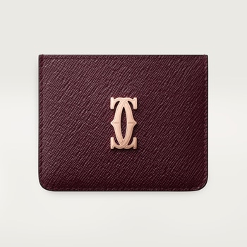 Simple card holder, C de Cartier Simple card holder, C de Cartier