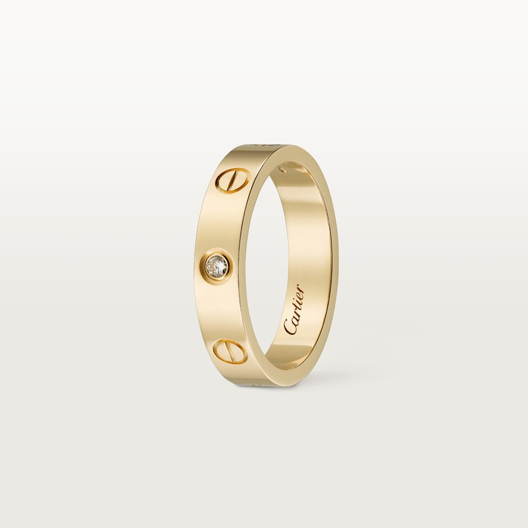 Cartier love wedding band yellow gold Clearance