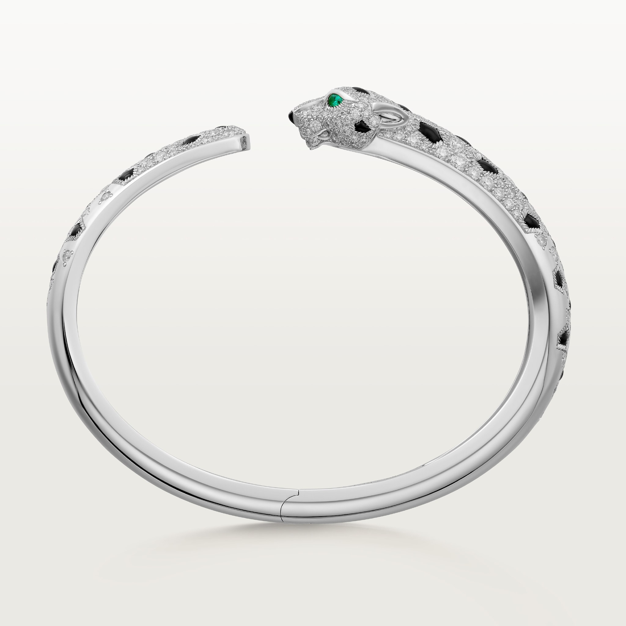 Panth&egrave;re de Cartier bracelet, medium model, half-paved, image 5