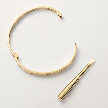 #LOVE# bracelet,single-screw closure, classic model, 10 diamonds #LOVE# bracelet,single-screw closure, classic model, 10 diamonds