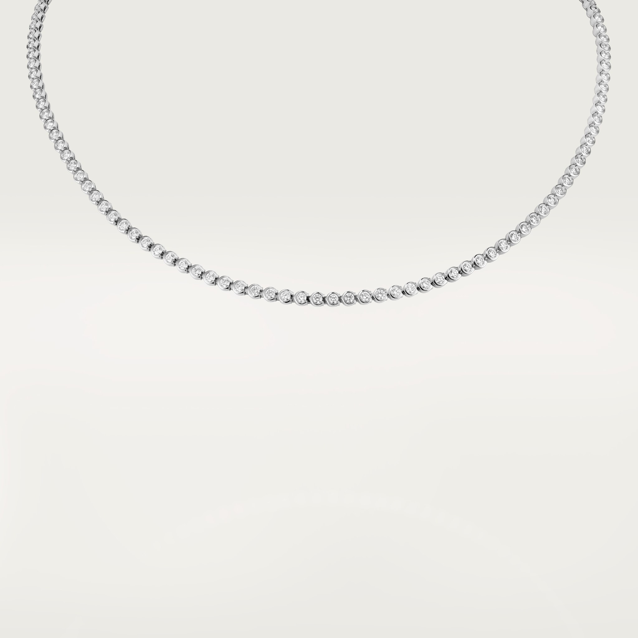 C de Cartier Essential Lines necklace, brilliant-cut diamonds