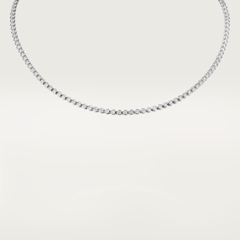 C de Cartier Essential Lines necklace, brilliant-cut diamonds C de Cartier Essential Lines necklace, brilliant-cut diamonds