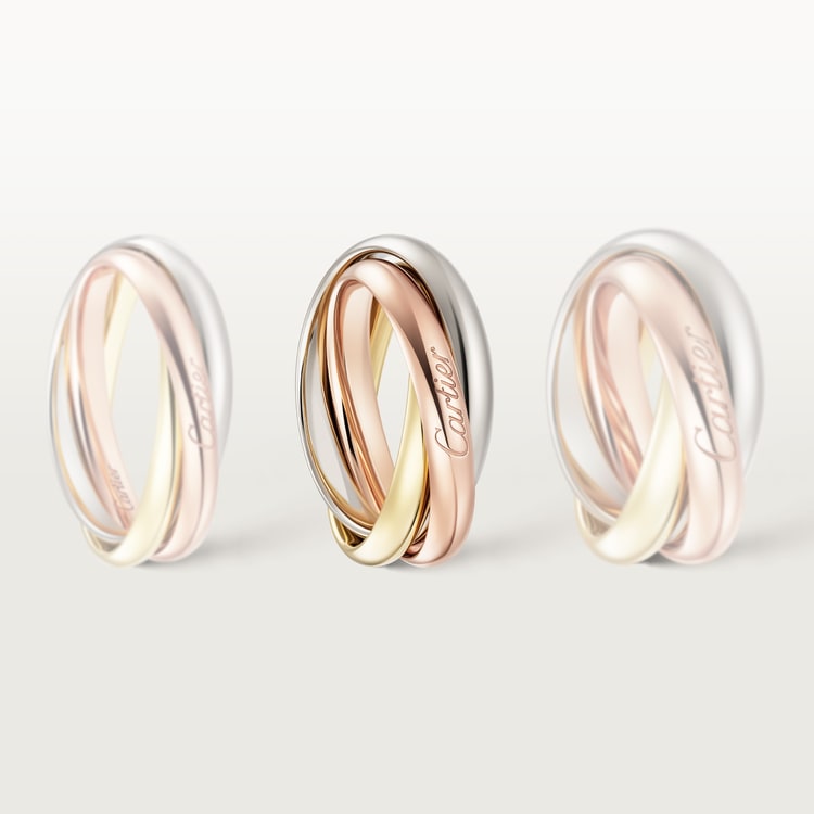Used cartier trinity top ring