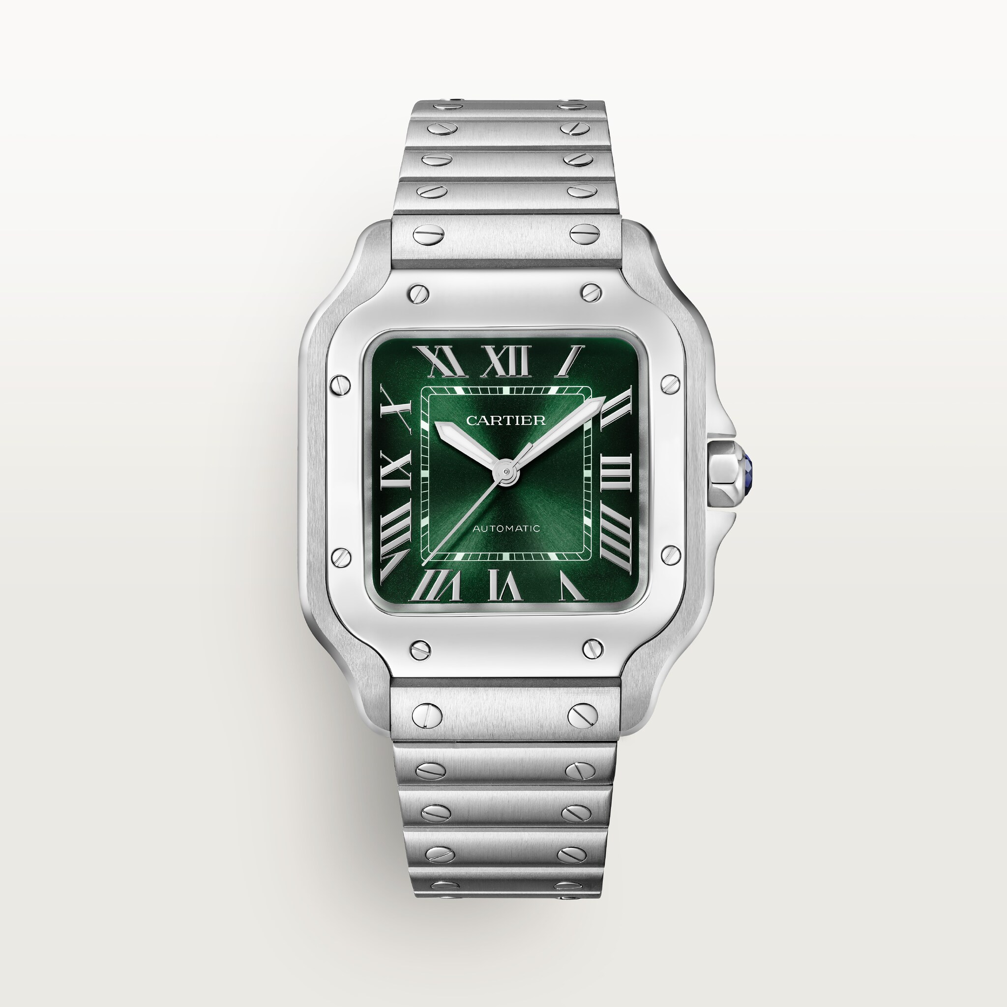 Cartier Santos de Cartier ステンレススチール 40mm Santos De Cartier Watch with Stainless Steel Bracelet