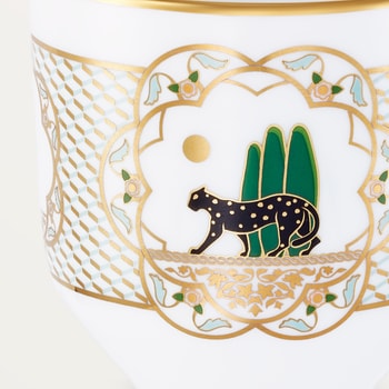 Set of three Panthère de Cartier cups Set of three Panthère de Cartier cups
