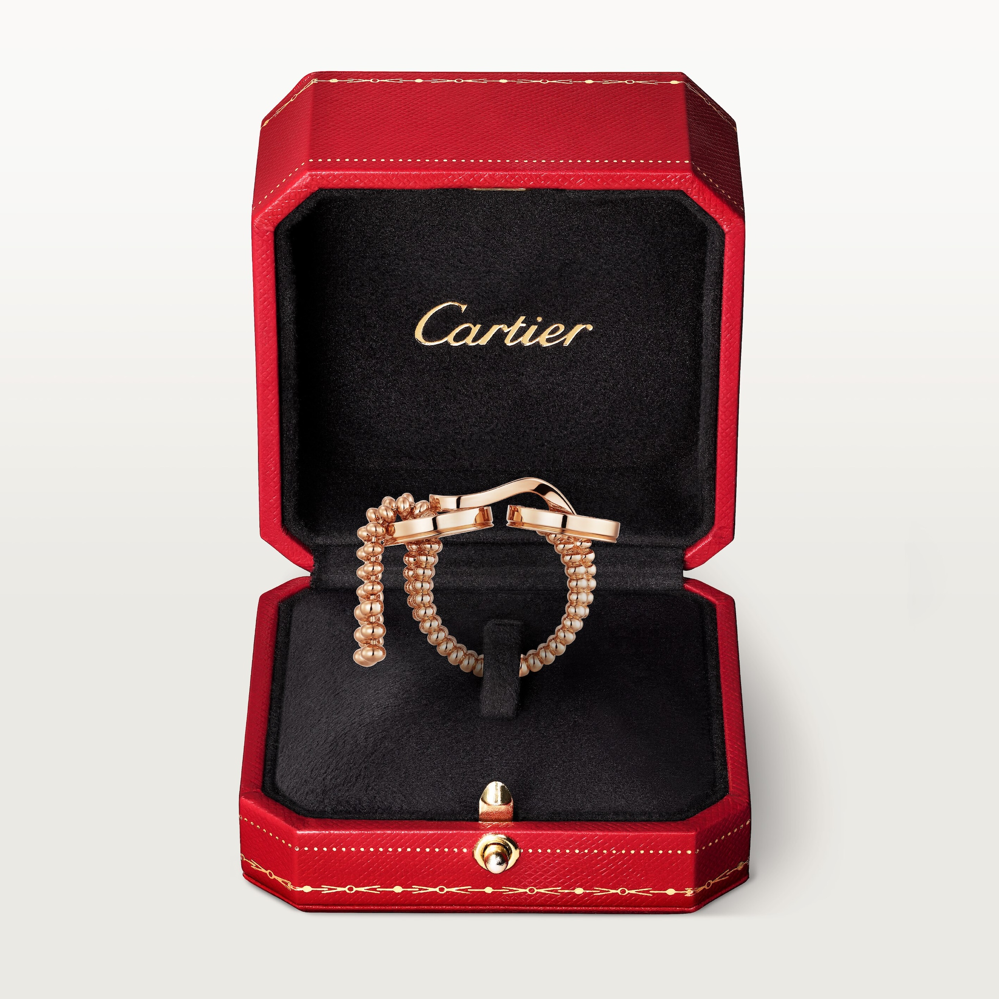 Agrafe ring, half-paved, image 11