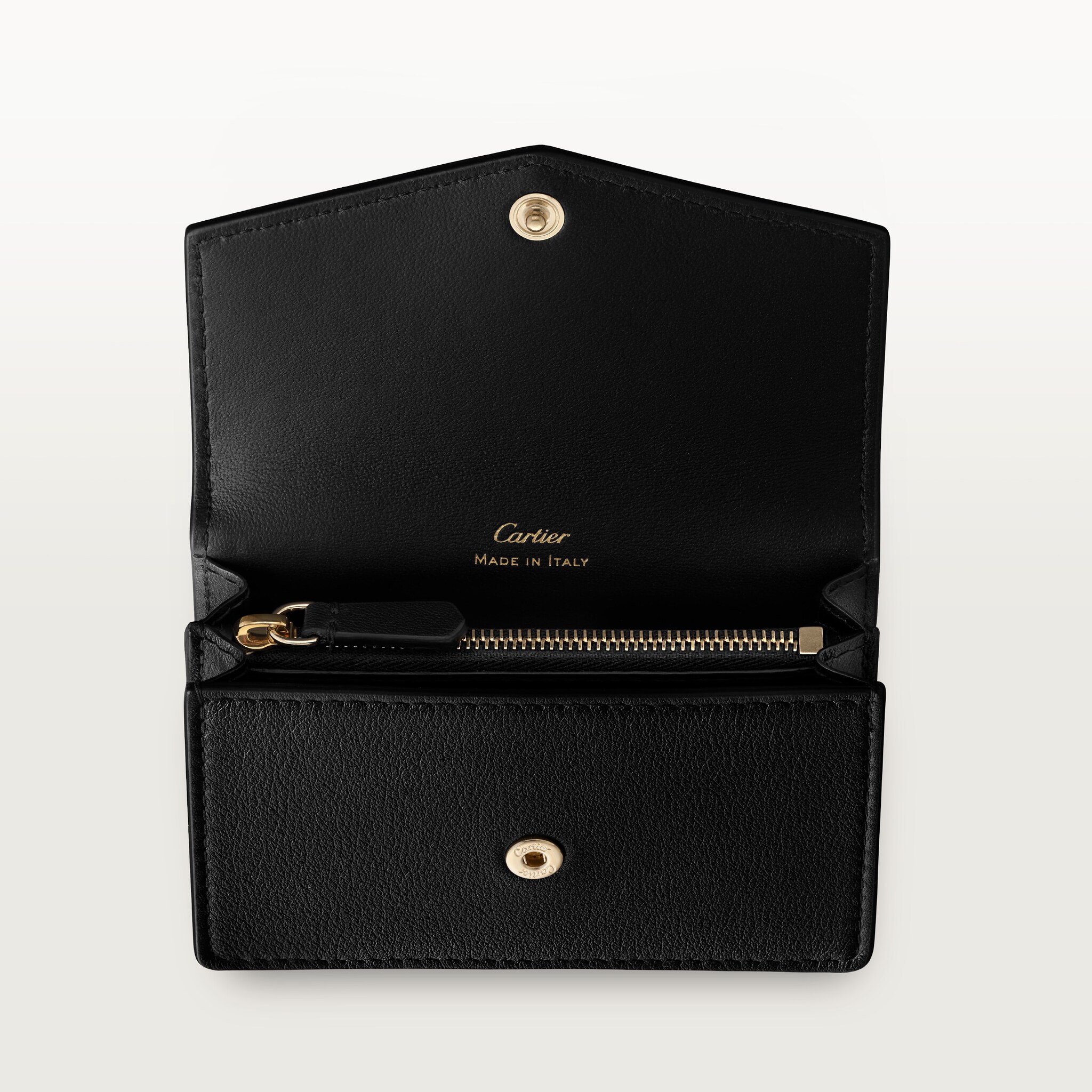 Business card holder with zip, Panthère de Cartier