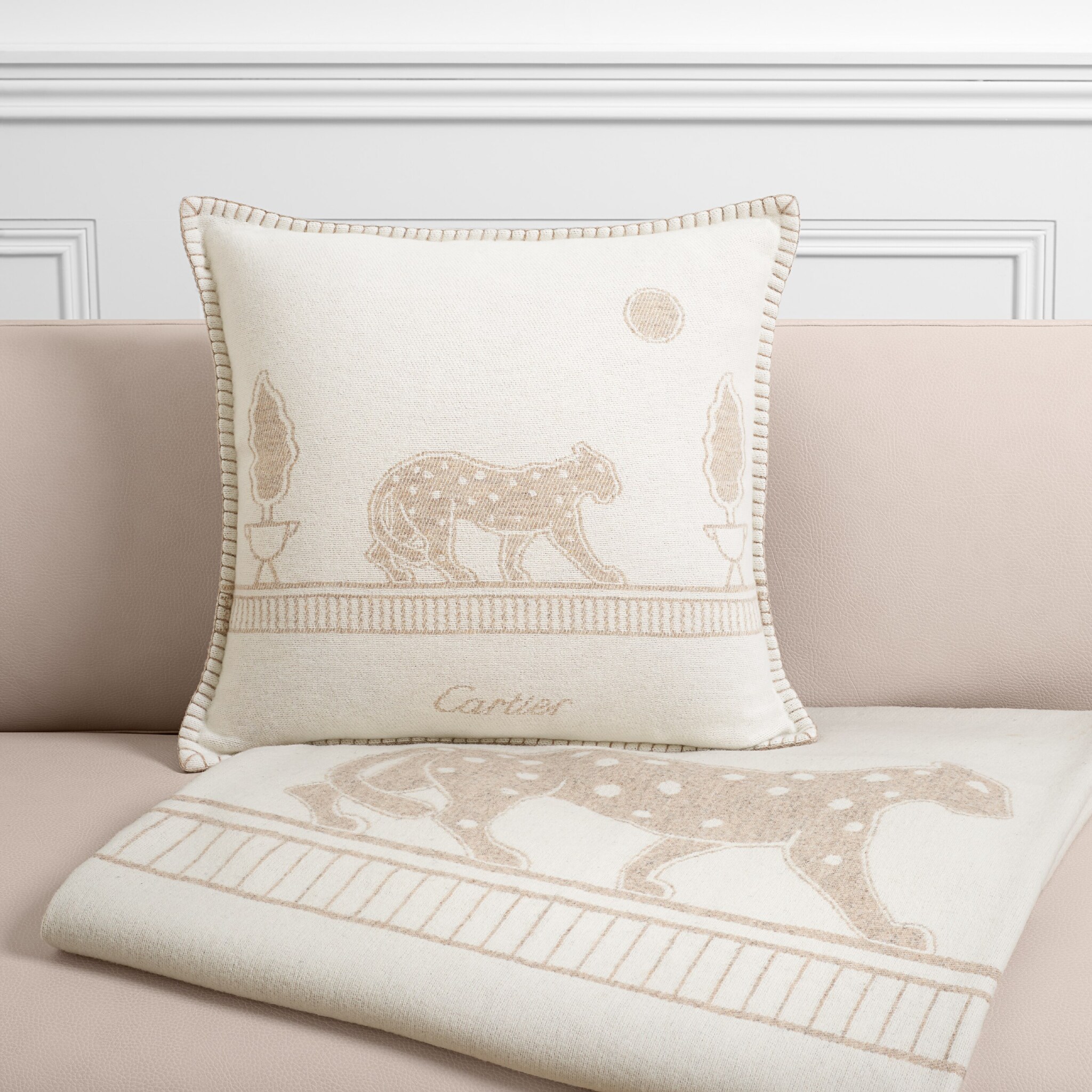 Panth&egrave;re de Cartier blanket, image 5