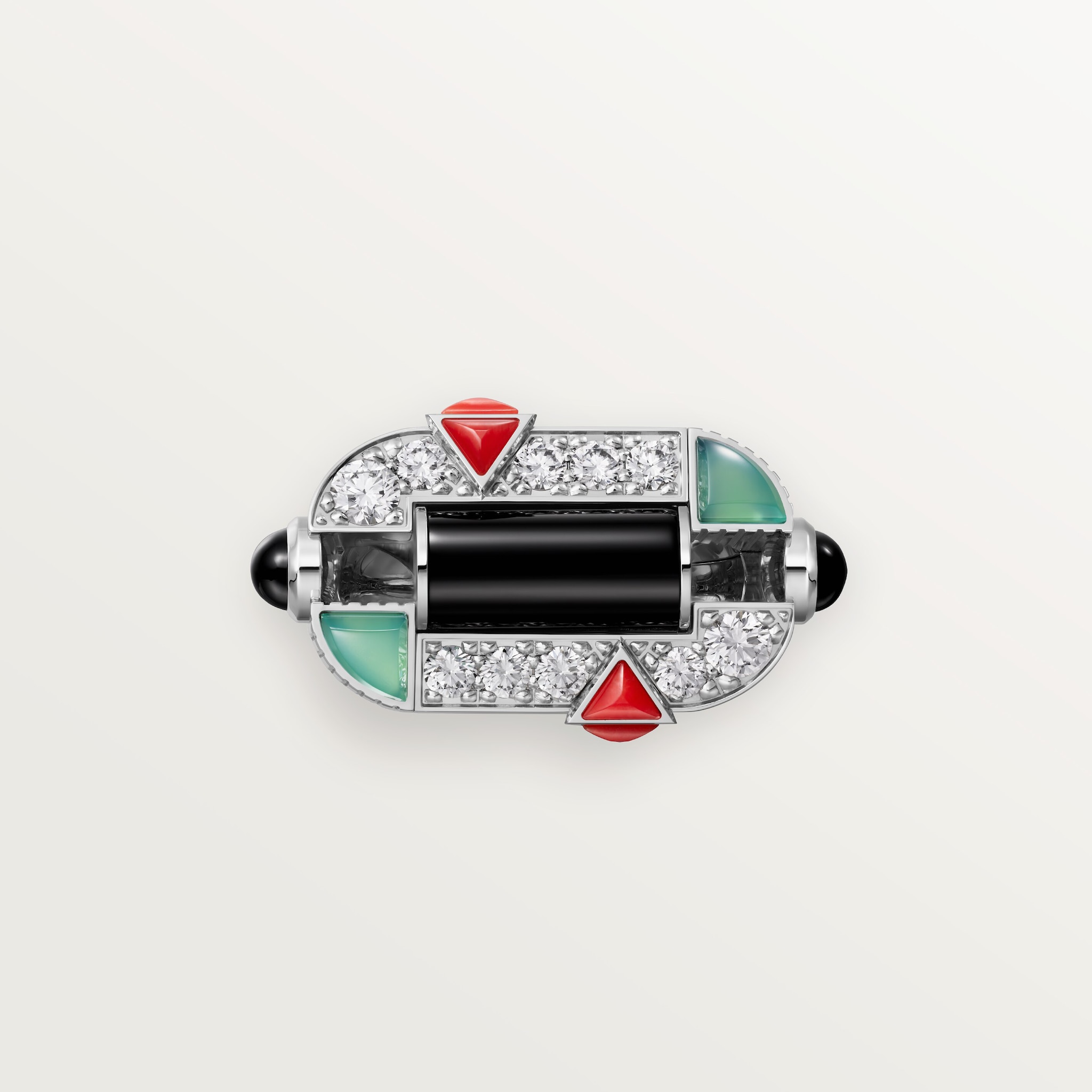 แหวน G&eacute;om&eacute;trie & Contrastes ประดับคริสโซเพรสและอัญมณี รูปภาพ 7