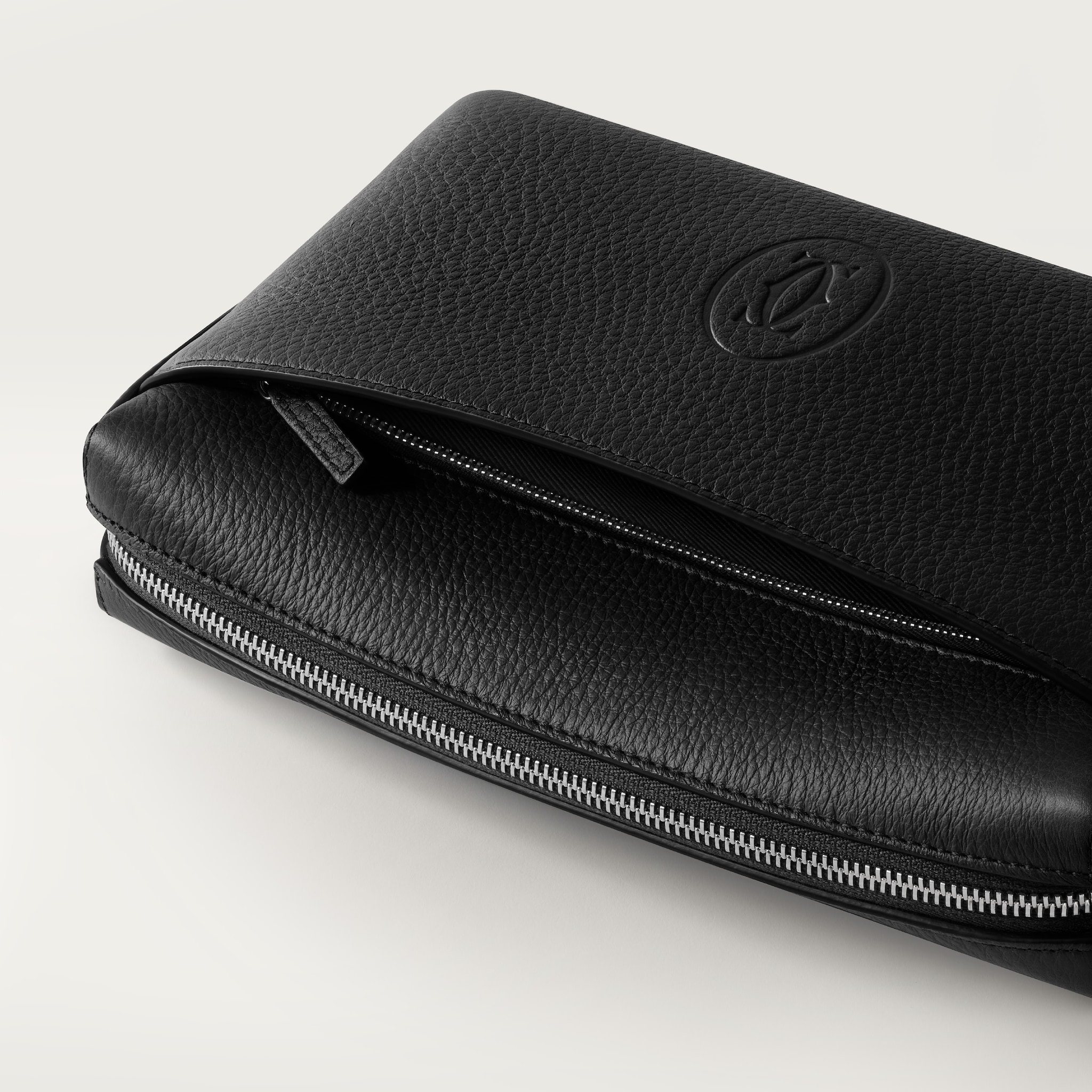 CRL1002261 - Square Pouch, Must de Cartier - Black calfskin