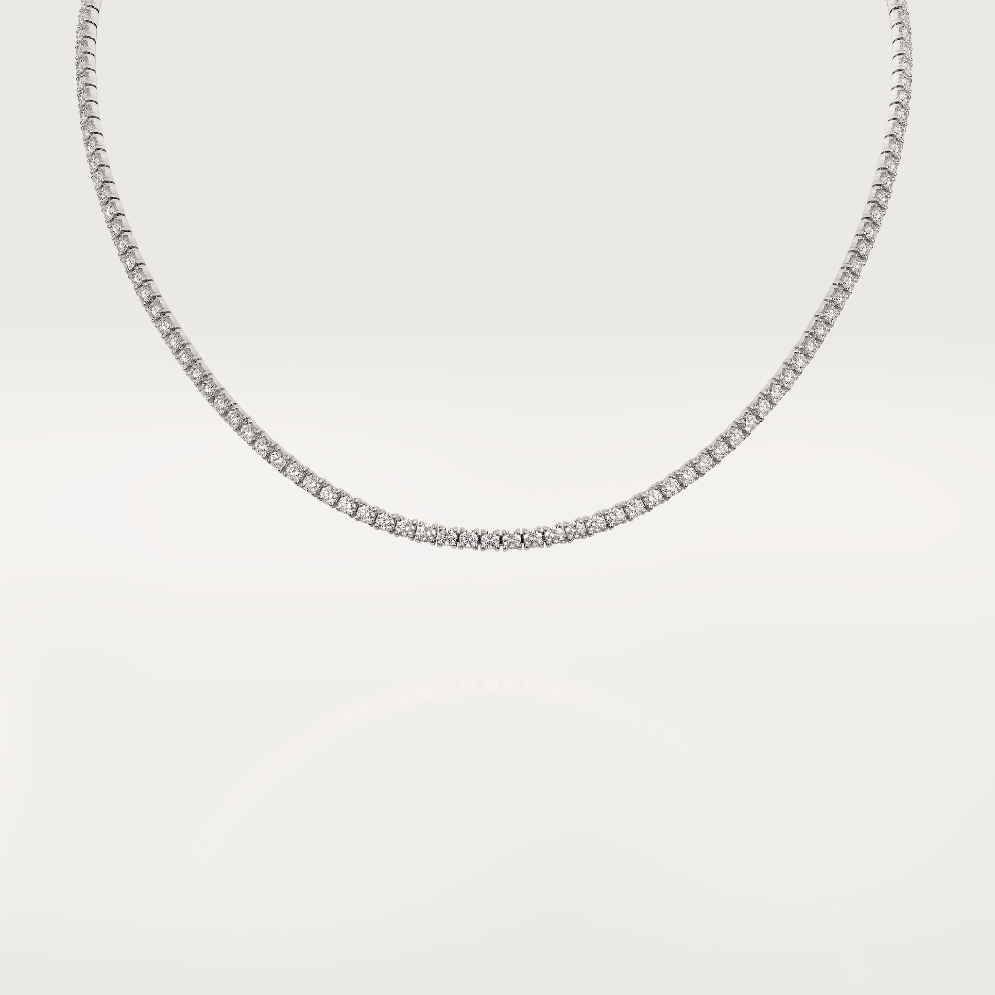 Lignes Essentielles necklace, brilliant-cut diamonds