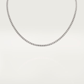 Lignes Essentielles necklace, brilliant-cut diamonds Lignes Essentielles necklace, brilliant-cut diamonds