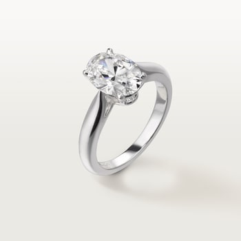 1895 solitaire, oval-cut diamond 1895 solitaire, oval-cut diamond