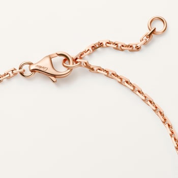 #LOVE# bracelet, on chain, half-paved #LOVE# bracelet, on chain, half-paved