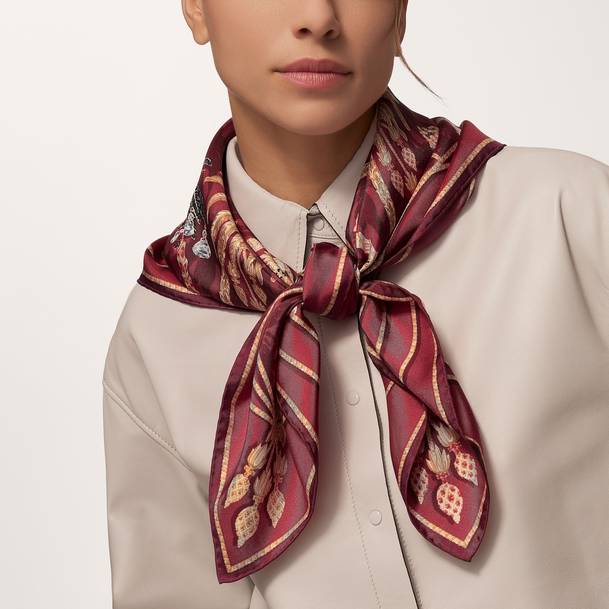  90 scarf, Jewelry Palm Trees