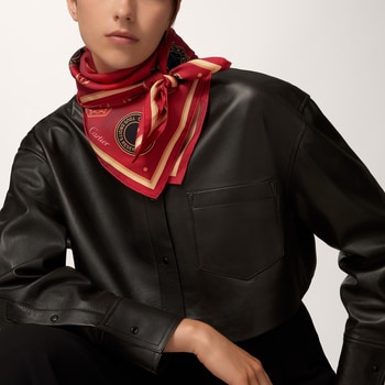 90 scarf, Diabolo de Cartier 90 scarf, Diabolo de Cartier