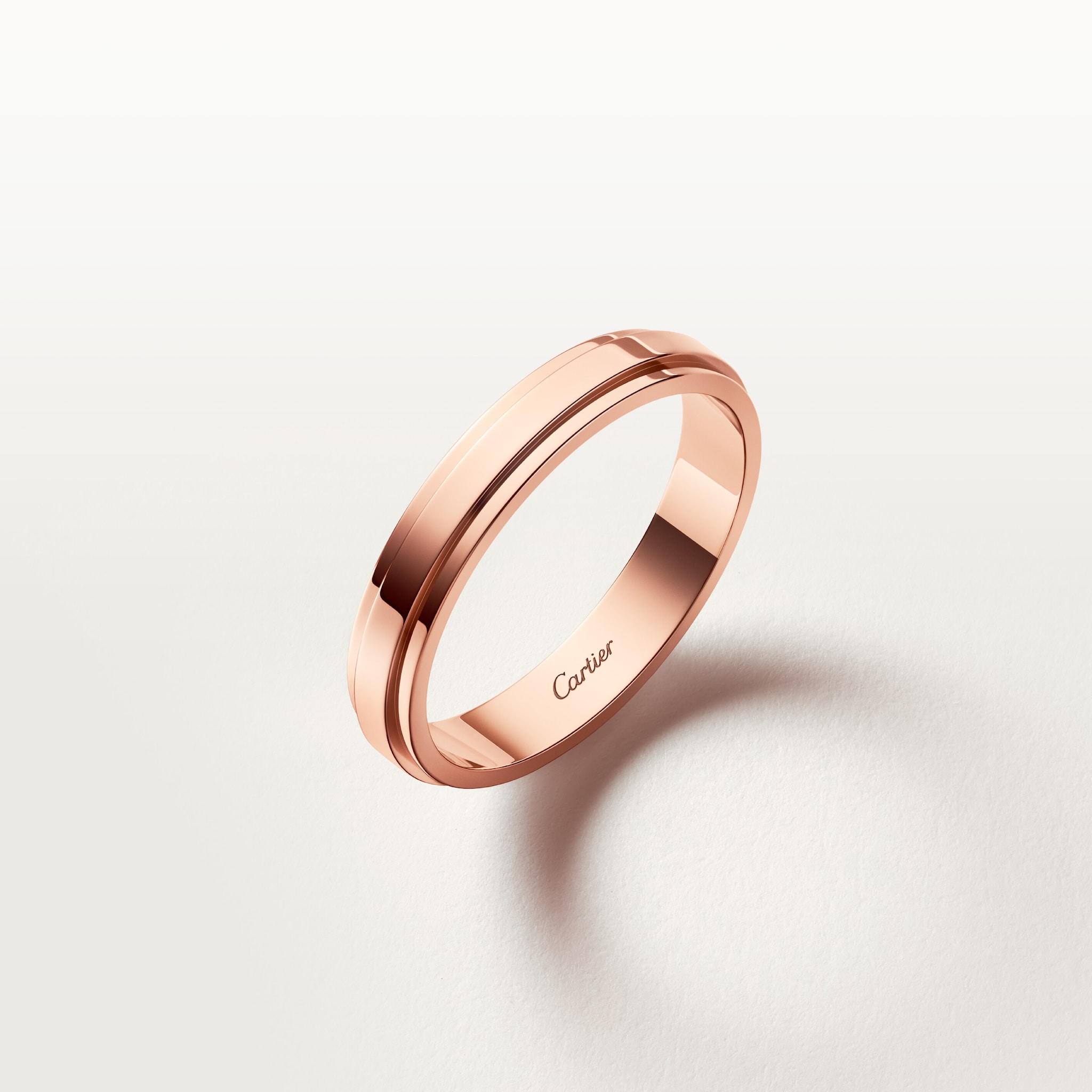 까르띠에 다무르 웨딩 링, 폭 3.5mm