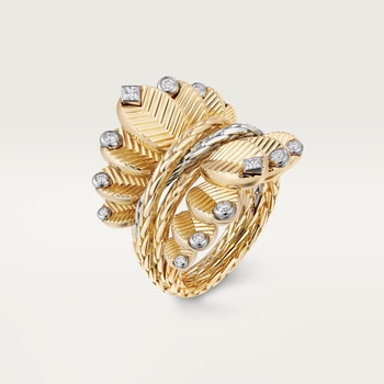 Grain de Café ring, diamonds Grain de Café ring, diamonds
