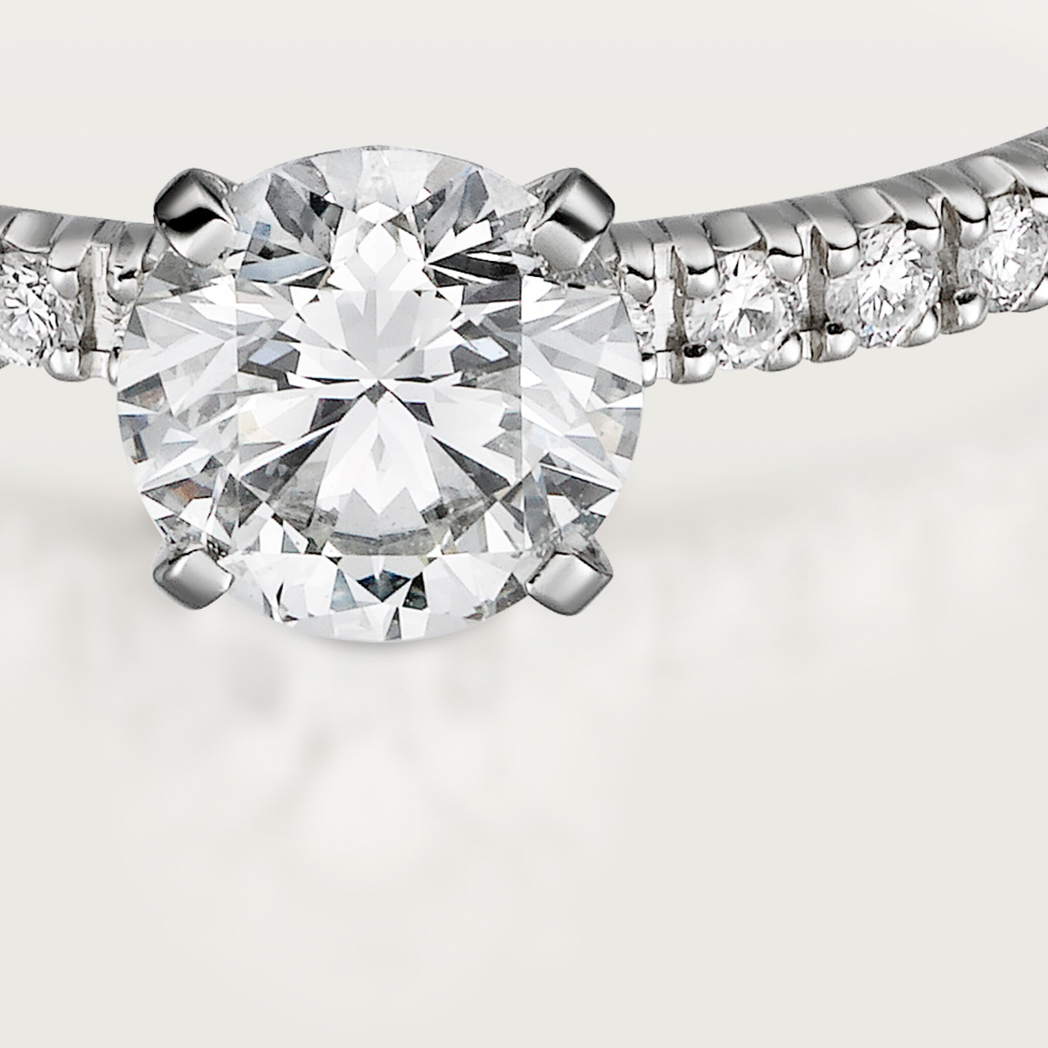 Etincelle de Cartier solitaire, brilliant-cut diamond, paved , image 5