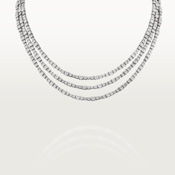 Diamond Tennis Necklaces Essential Lines Cartier