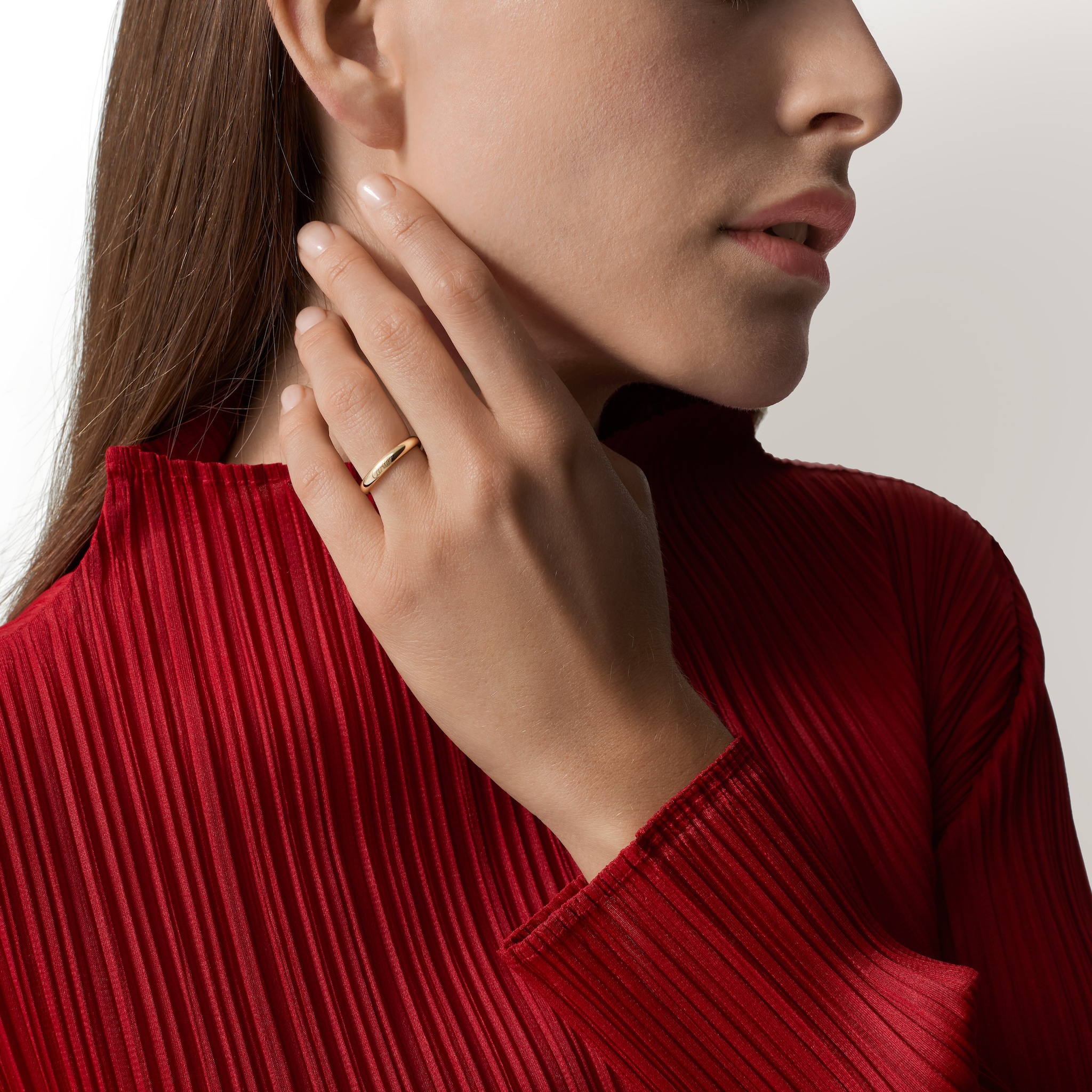 C 드 까르띠에 웨딩 링, 폭 3mm