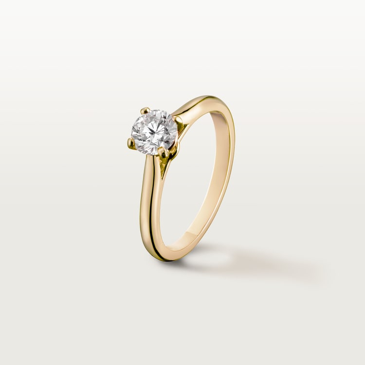 CRN4235100 Solitaire 1895 Yellow gold diamond Cartier