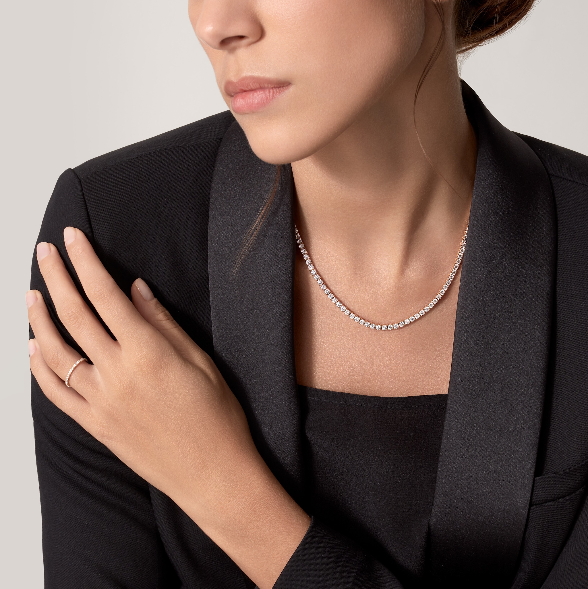 Etincelle de Cartier wedding ring, width 1.5 mm, paved