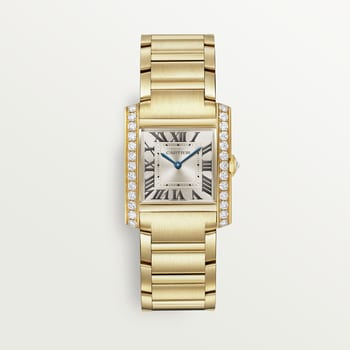 Gold cartier tank watch outlet